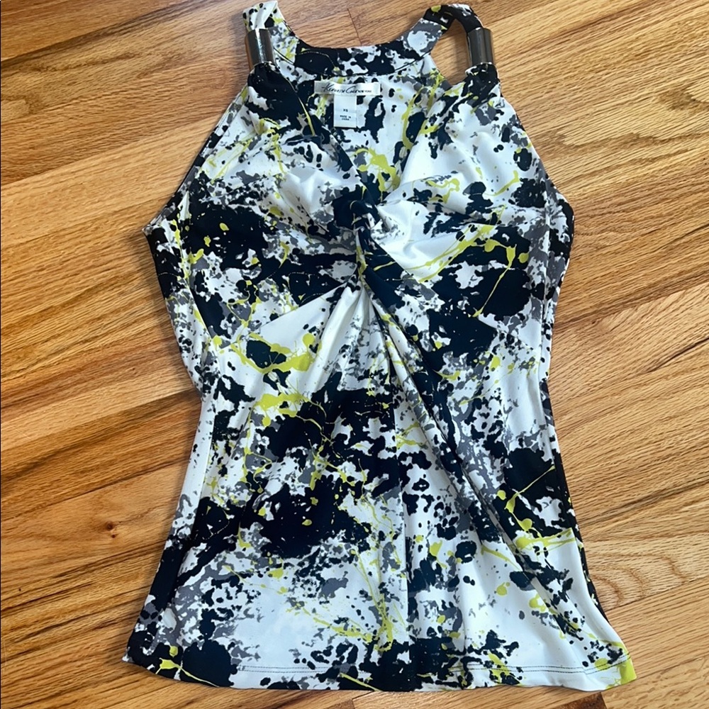 Abstract Print Tank Top
